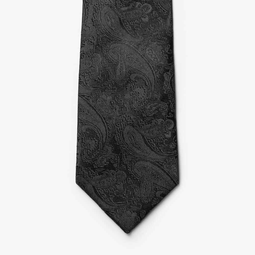 Solid Paisley Tie With Giftbox