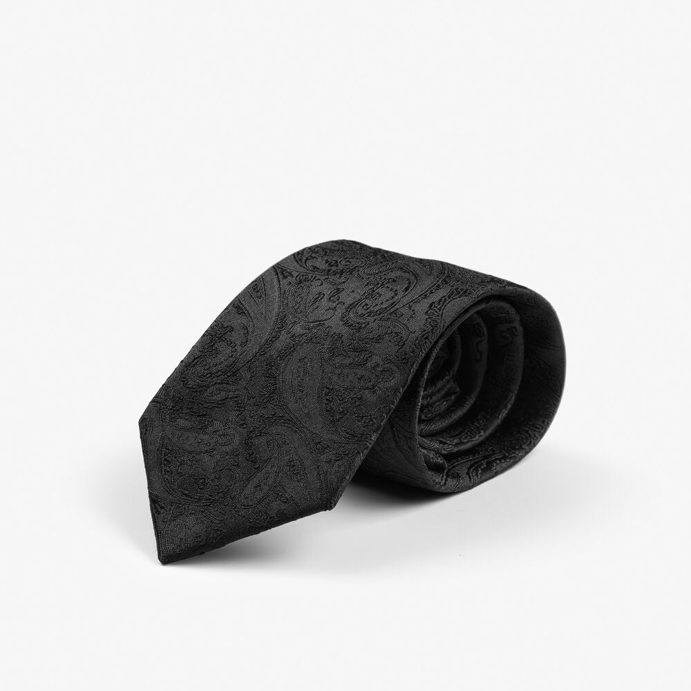 Solid Paisley Tie With Giftbox