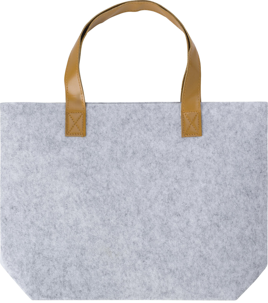 Shopping bag Hunter | Recycled felt | Long handles