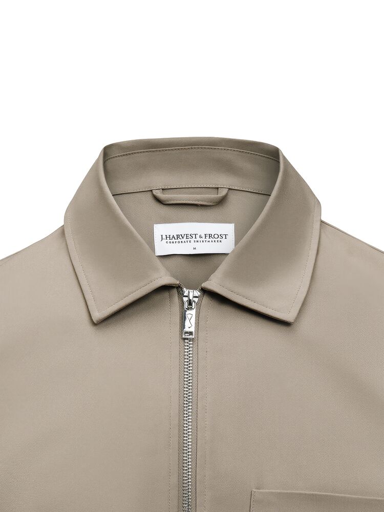 Modern Zip Overshirt