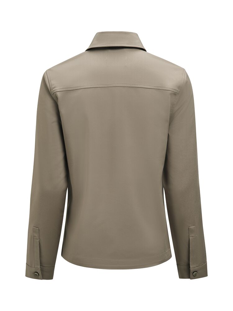 Modern Zip Overshirt dame