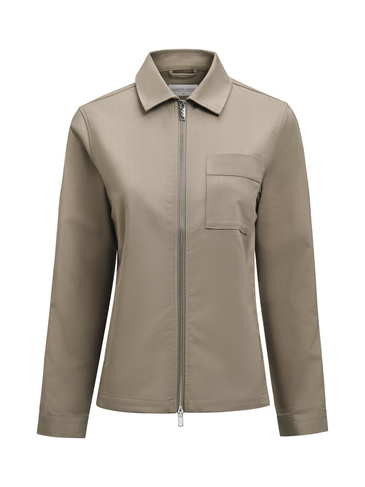 Modern Zip Overshirt dame