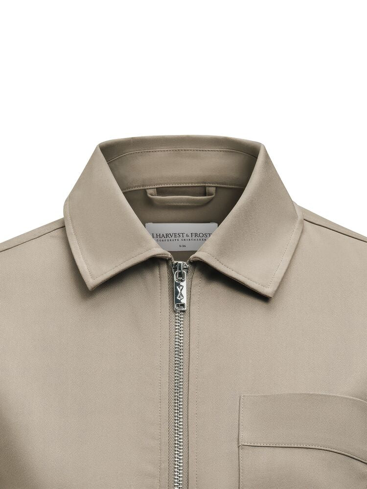 Modern Zip Overshirt dame