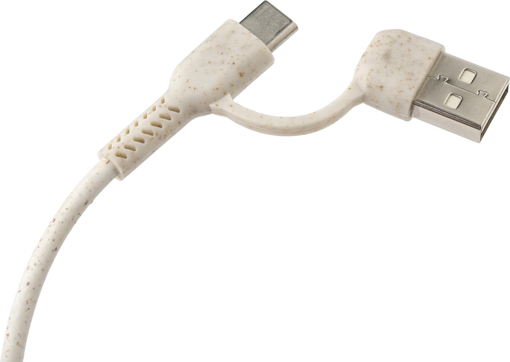 USB-hub i aluminium och återvunnet papper Paulo