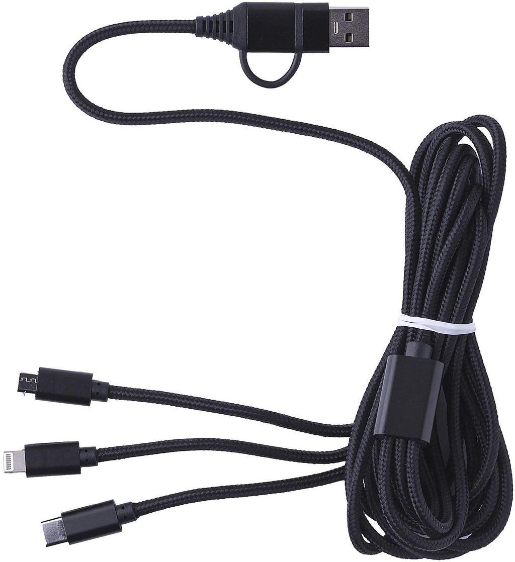 Opladerkabel i nylon Sable