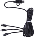 Opladerkabel i nylon Sable