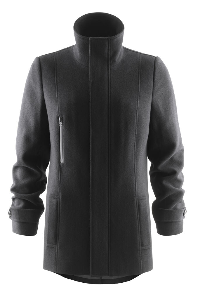 Hybrid Wool Coat Woman – Svart