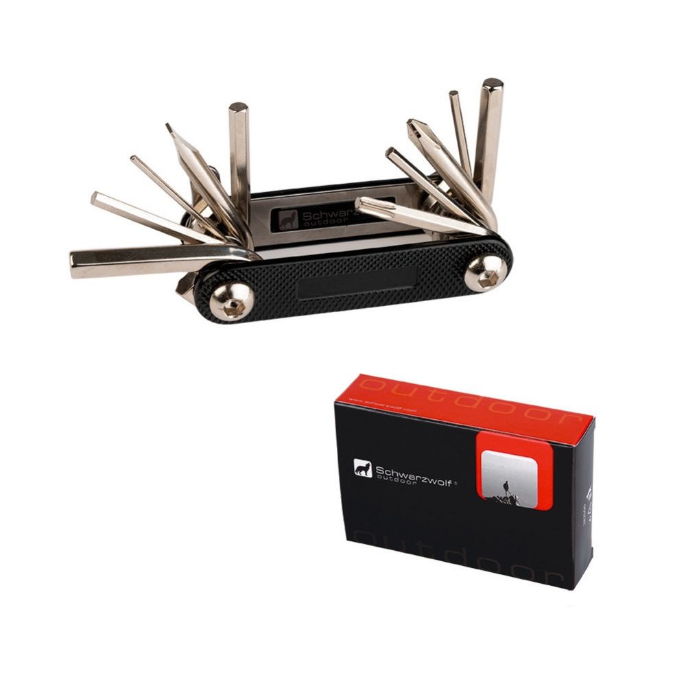 Tool set, practical, for cyclists Schwarzwolf TIBESTI