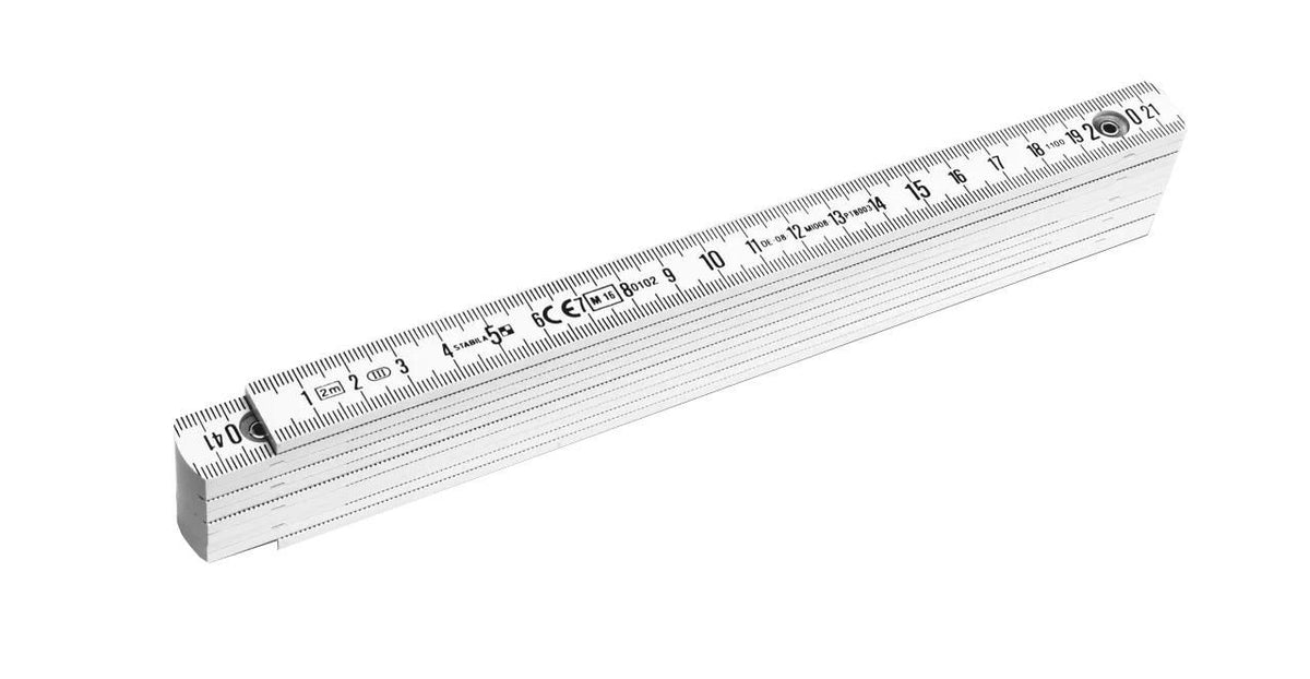 ABS Stabila hopfällbar linjal Gloria 1100-serien