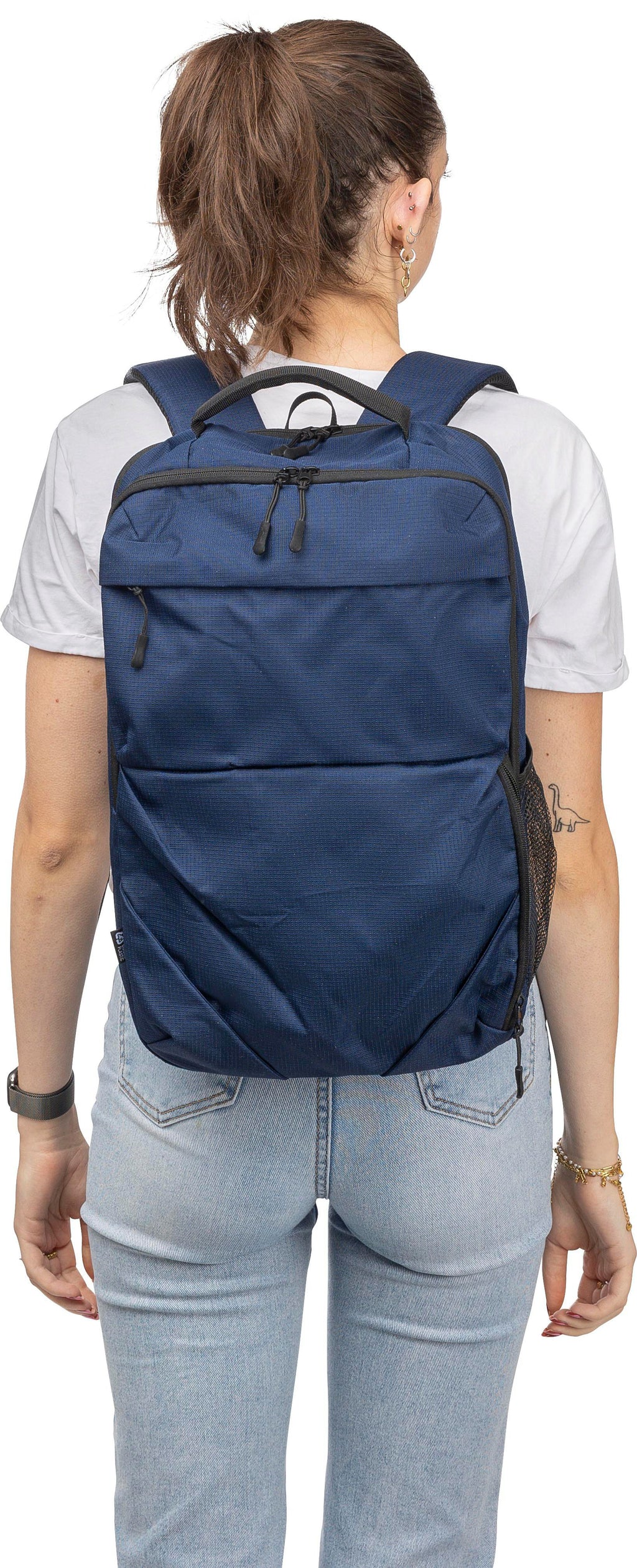 Reppu, rPET (300D) polyesteria, Ocean Bound, Tova