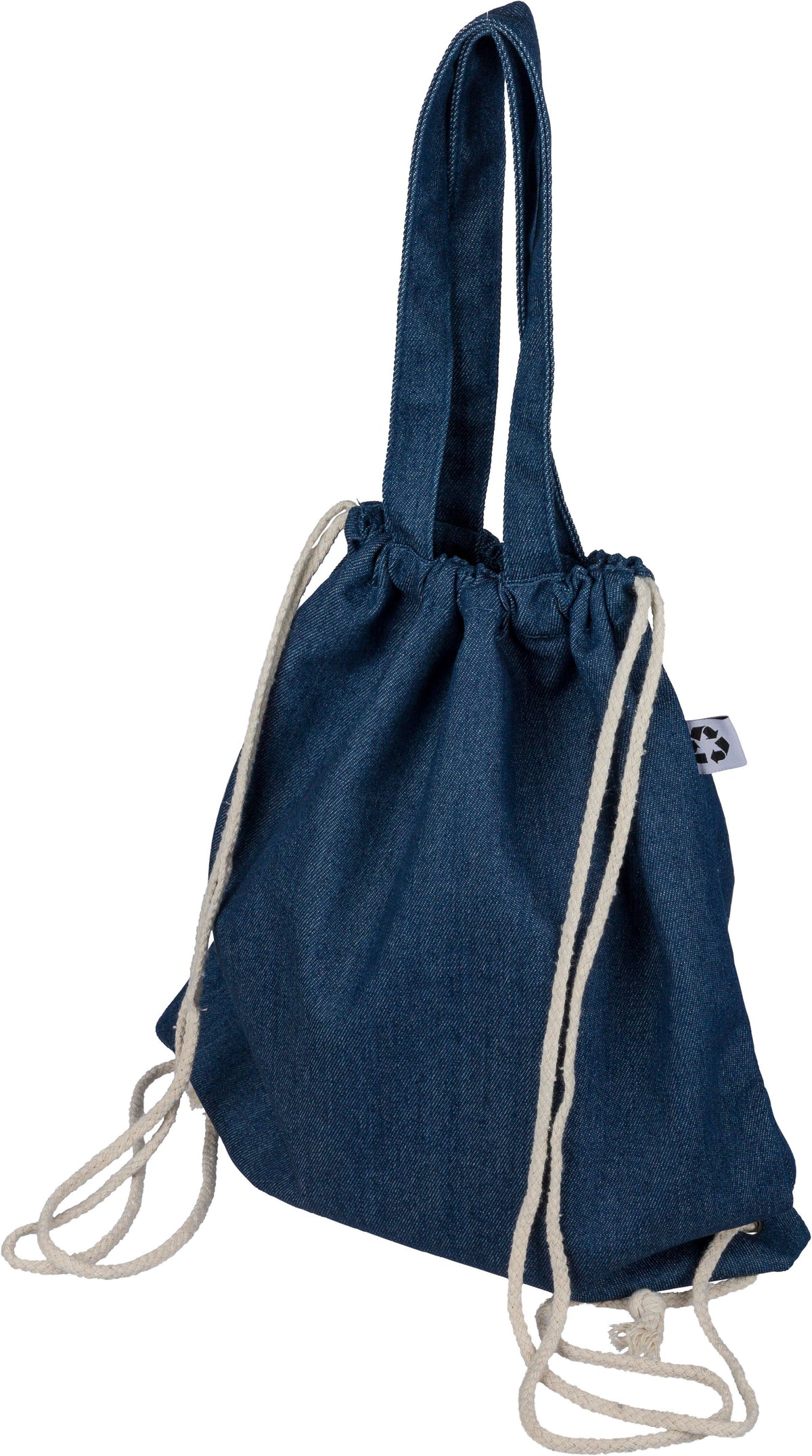 Dex-pose med snøring | Resirkulert denim | 6,6 l