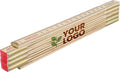 Ruler, in birch wood, folding, Ezio