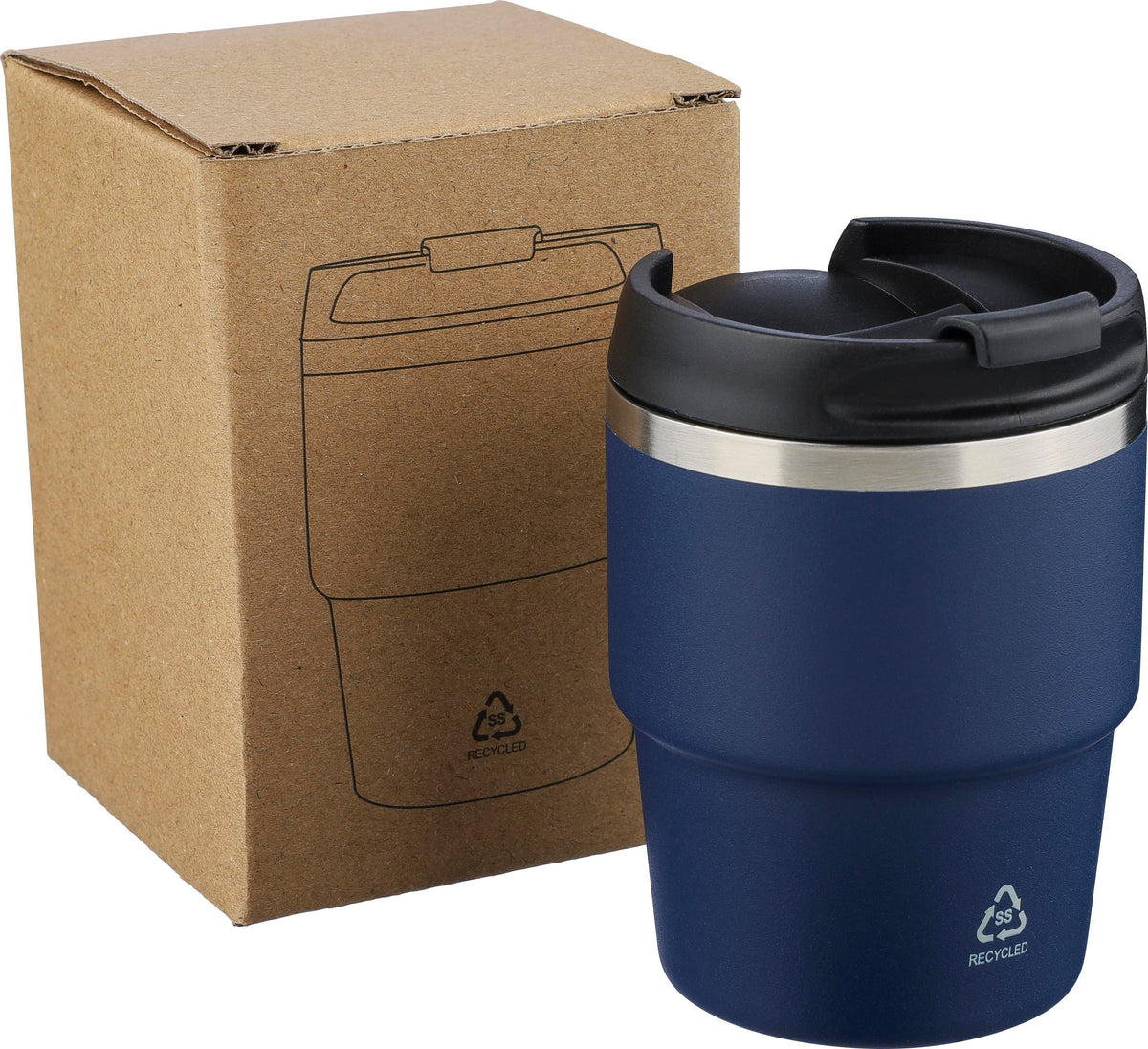 Mugg (175 ml), i dubbelväggigt rostfritt stål, Oli