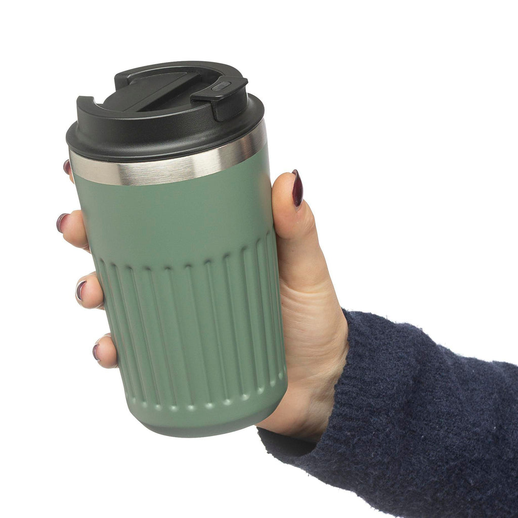 Reisekrus (400 ml) i resirkulert rustfritt stål, Chiara