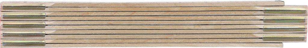Ruler, in birch wood, folding, Ezio