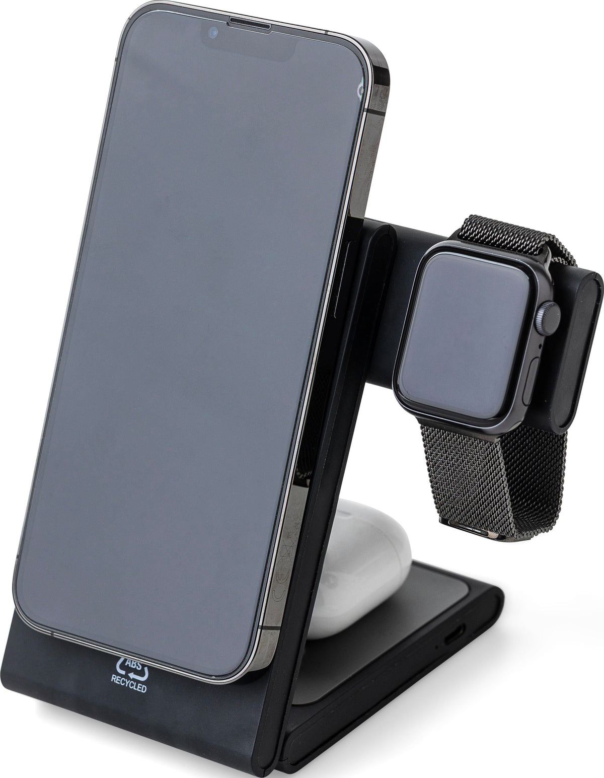 Charger, wireless, magnetic, 3-in-1, ABS, Valerio