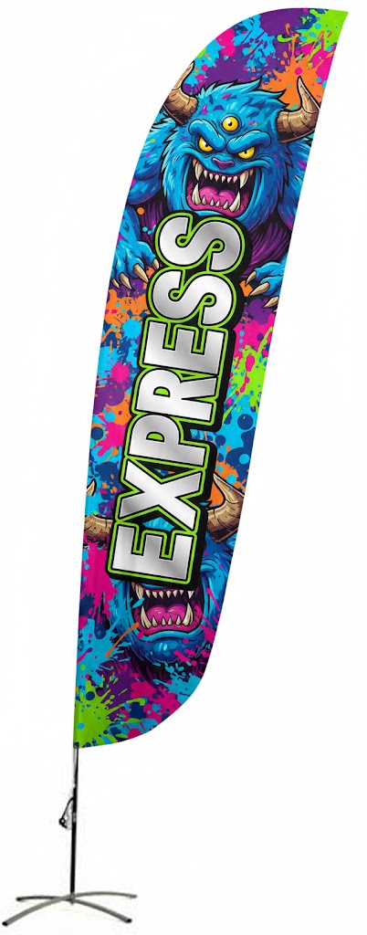 Beachflagga Konvex (Express)