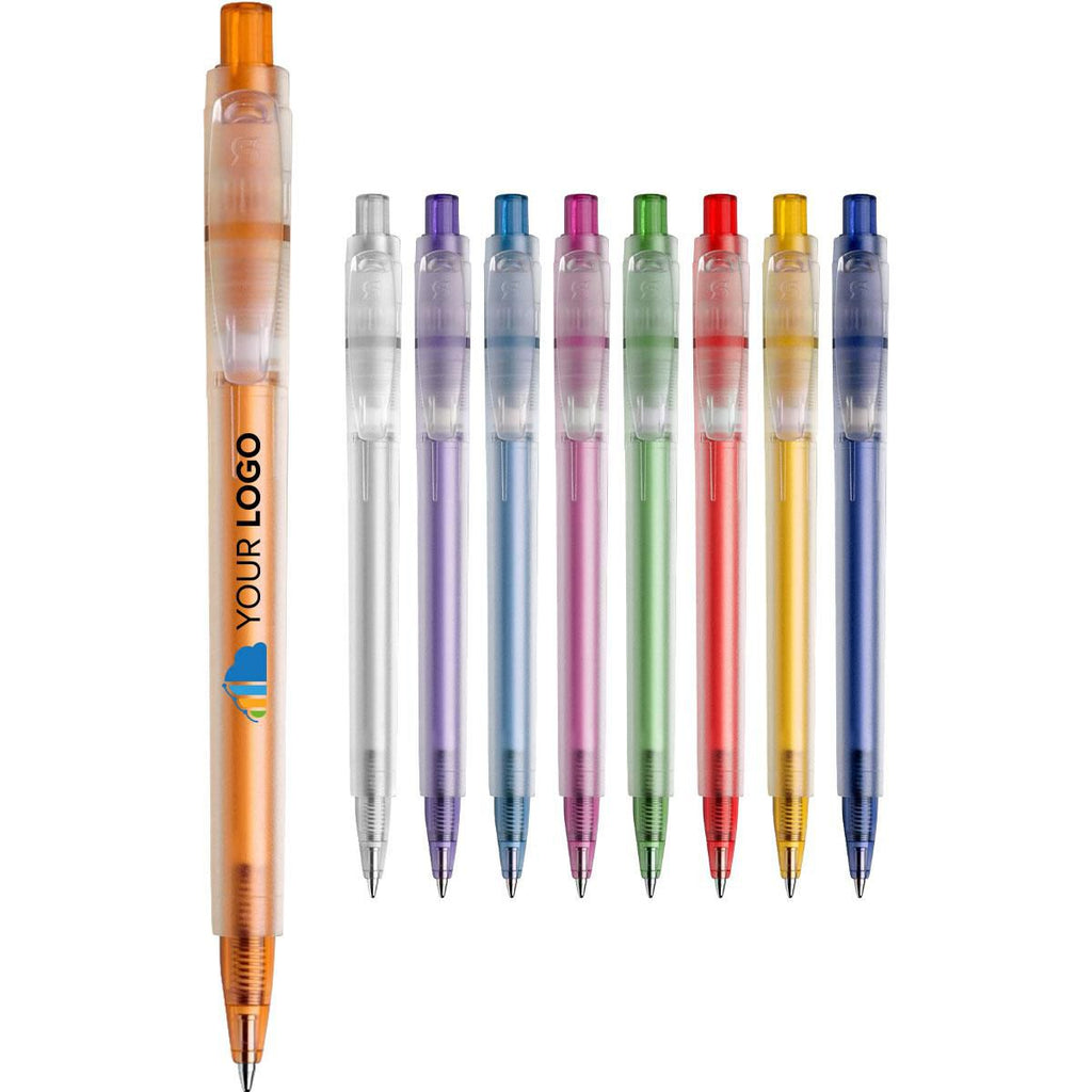 Stilolinea plastic pen with frosted barrel