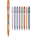 Stilolinea plastic pen with frosted barrel