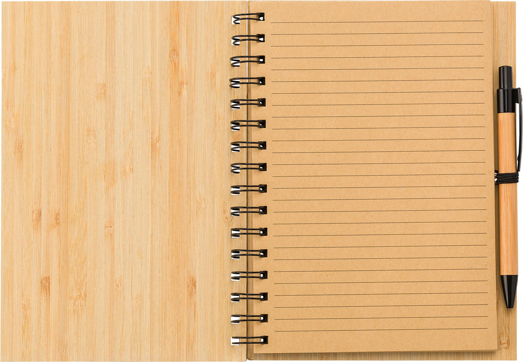 Notebook Carmen | Bamboo | A5 | Lined | With ballpen