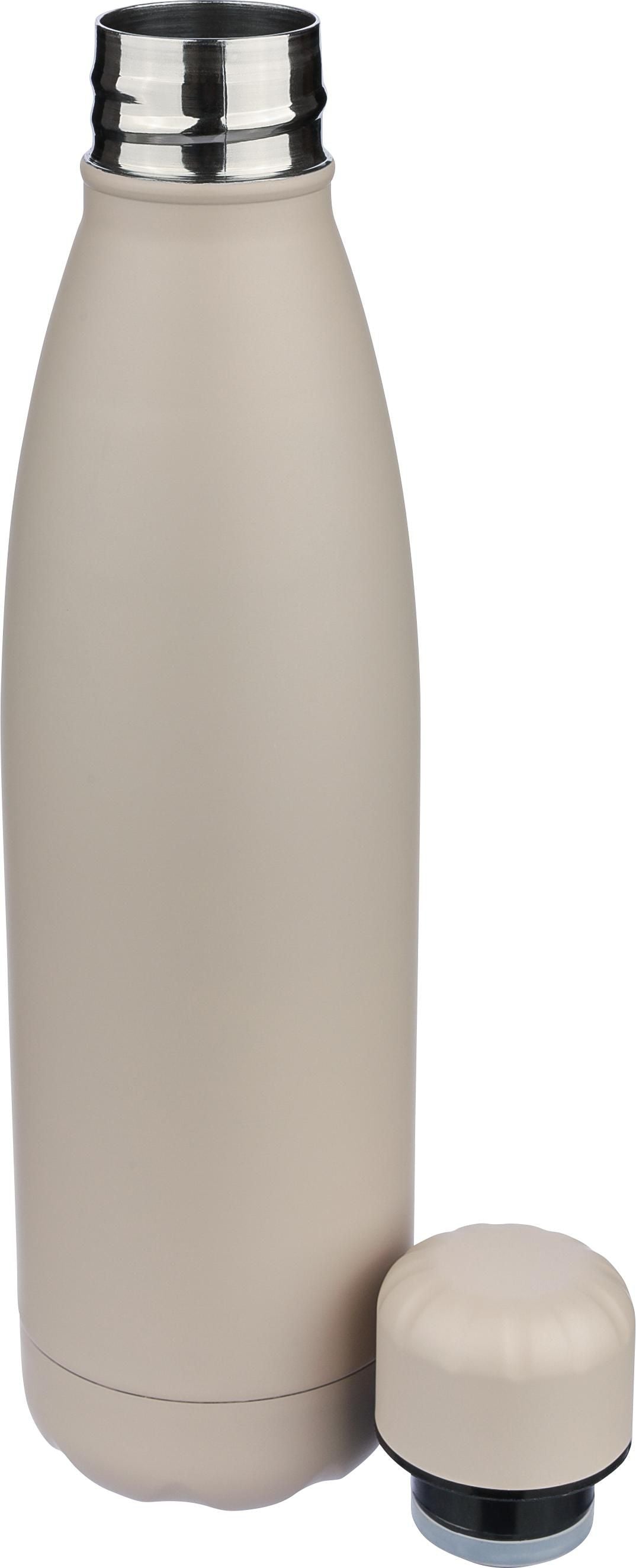 Recycled double-walled drinking bottle, 500 ml, Sunny