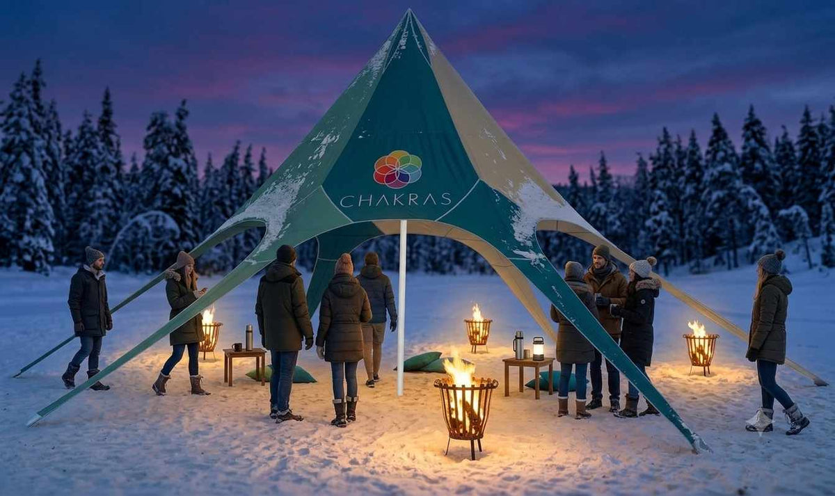 Stjärntält 6x6x5 m