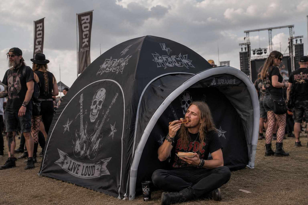 Tält uppblåsbart Igloo 3x3 m
