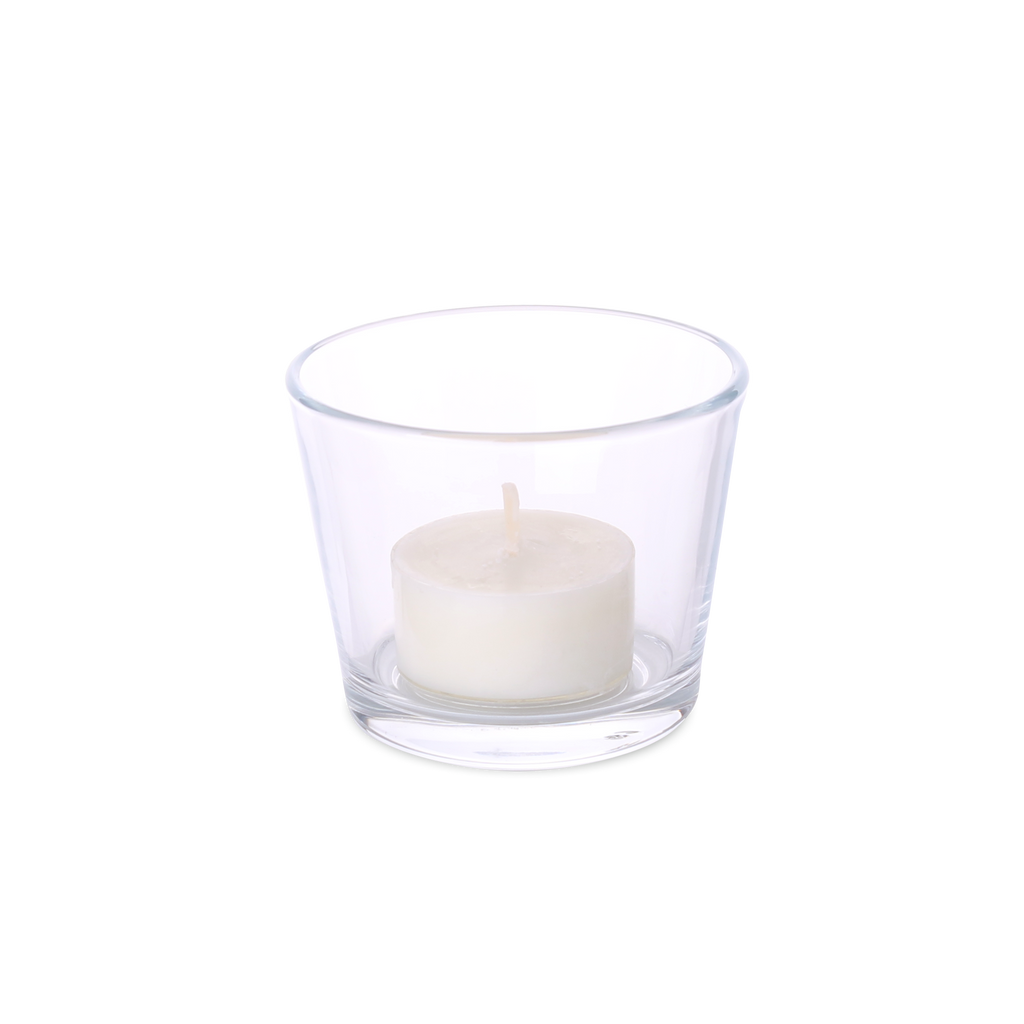 Glass candle holder, Elipse 120