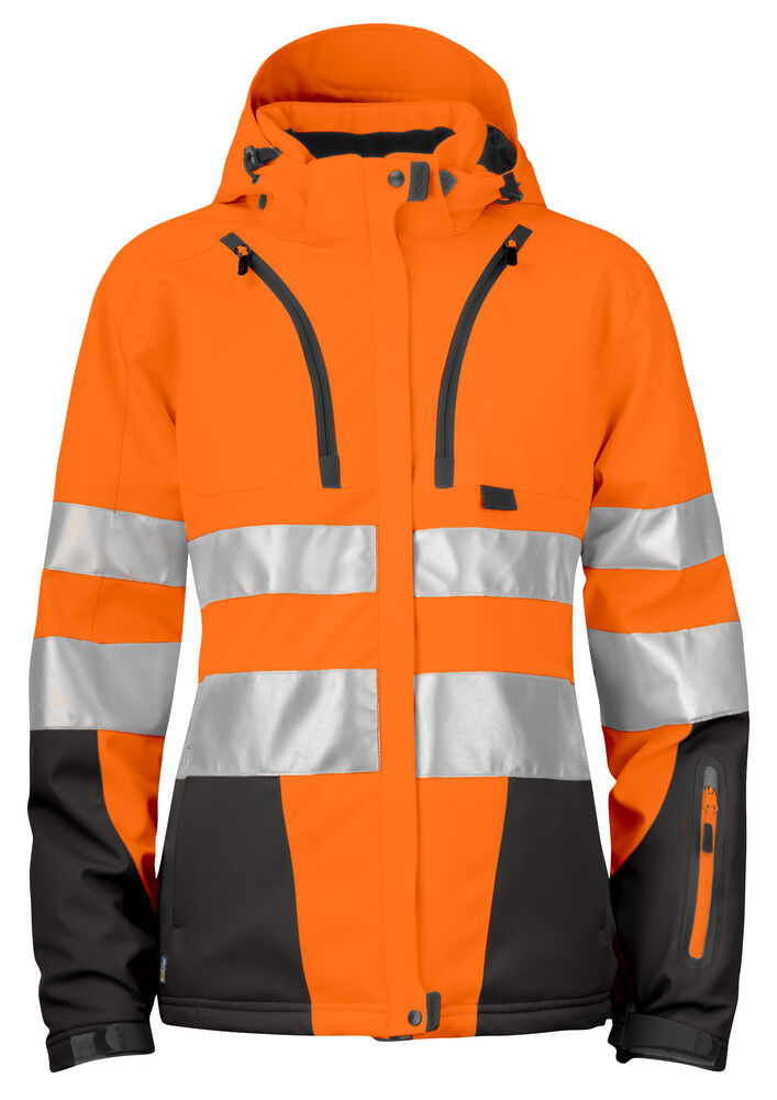 6424 Vinterjakke Dame EN ISO 20471 Kl 3/2