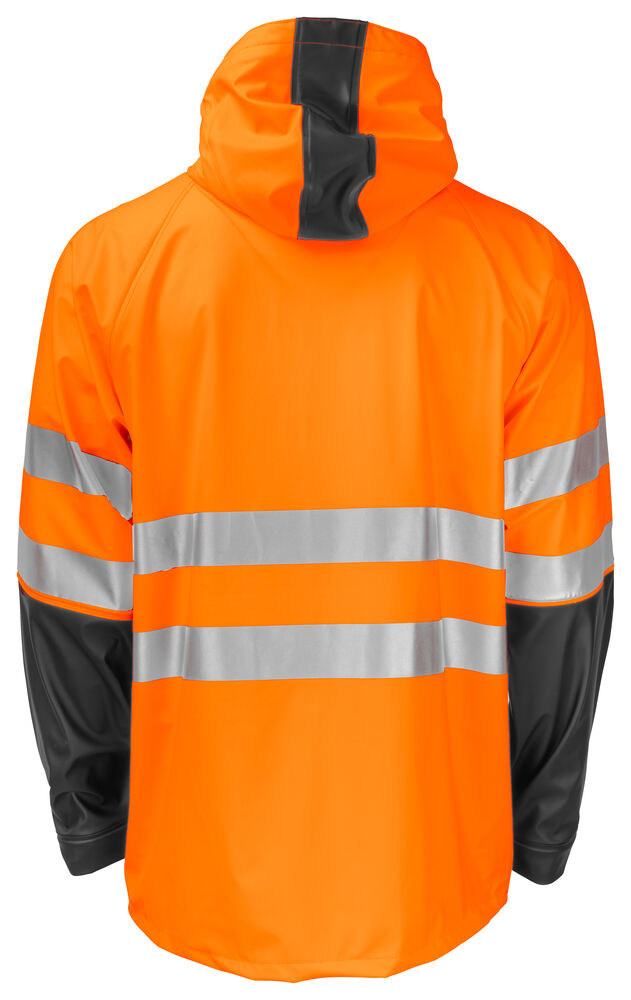 6431 REGNJACKA KORT EN ISO 20471 KLASS 3/2