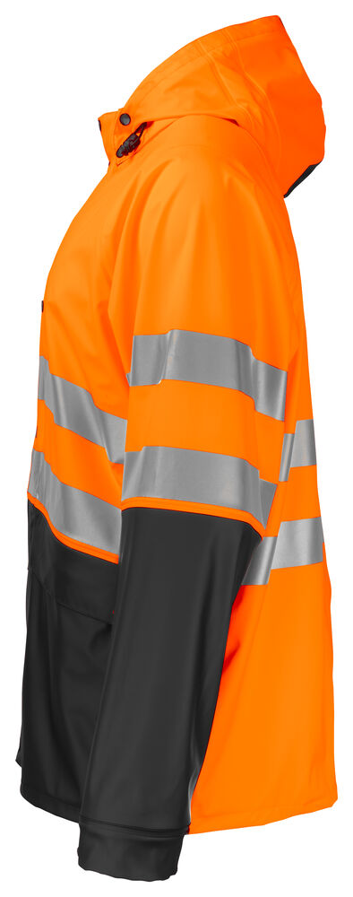 6431 Regnjakke EN ISO 20471 Kl 3/2