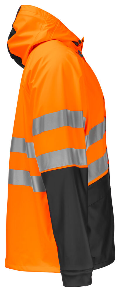 6431 Regnjakke EN ISO 20471 Kl 3/2