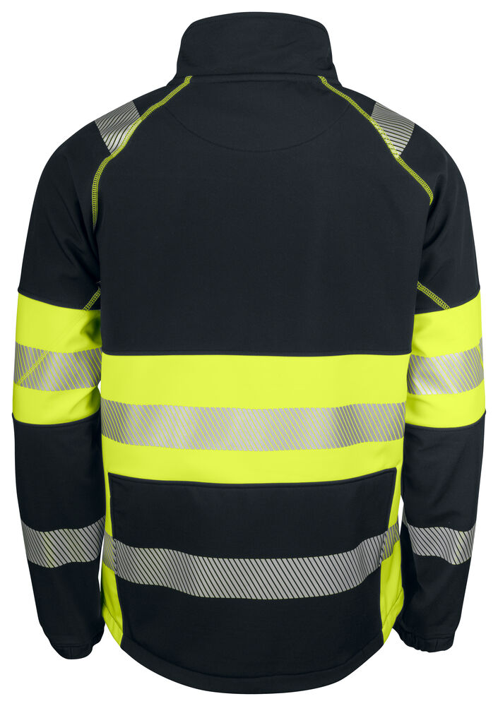 6443 SOFTSHELLJACKA EN ISO 20471 KLASS 1
