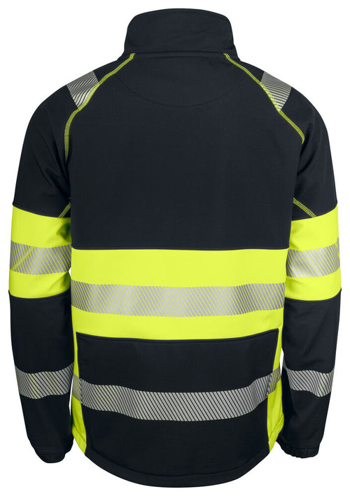 6443 SOFTSHELLJACKA EN ISO 20471 KLASS 1