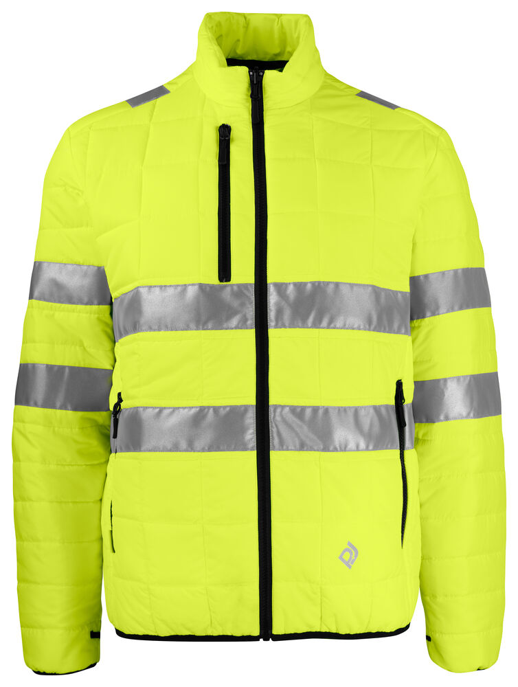 6444 QUILTET JAKKE EN ISO 20471 KLASSE 3