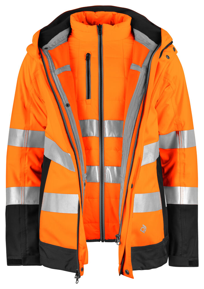 6445 FUNKTIONSJACKA 3-i-1 EN ISO 20471 KLASS 3/2