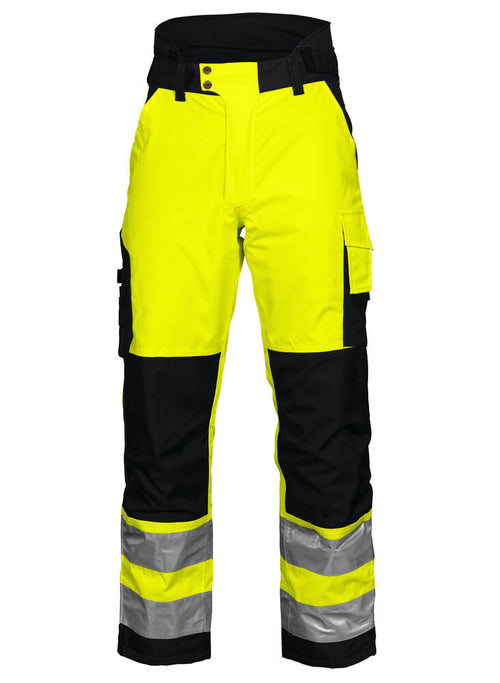 6514 FODRAD MIDJEBYXA EN ISO 20471 KLASS 2 – Gul/Svart