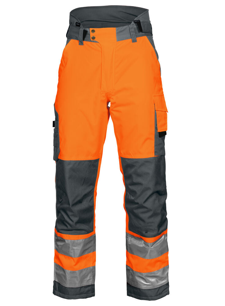 6514 FODRAD MIDJEBYXA EN ISO 20471 KLASS 2 – Orange/Grå