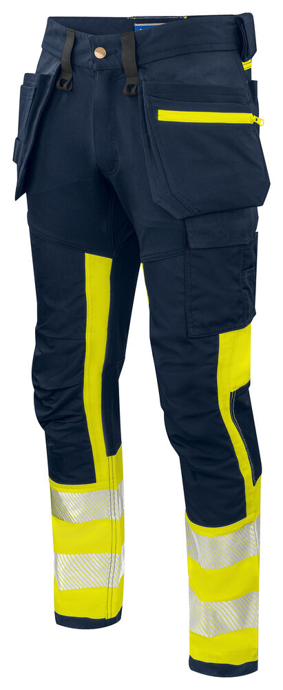 6540 HANTVERKSBYXA STRETCH EN ISO 20471 KLASS 1