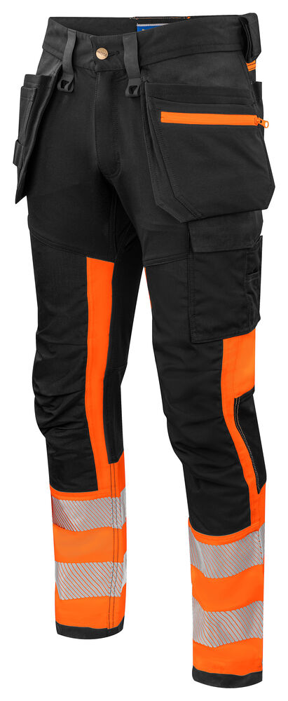 6540 HANTVERKSBYXA STRETCH EN ISO 20471 KLASS 1