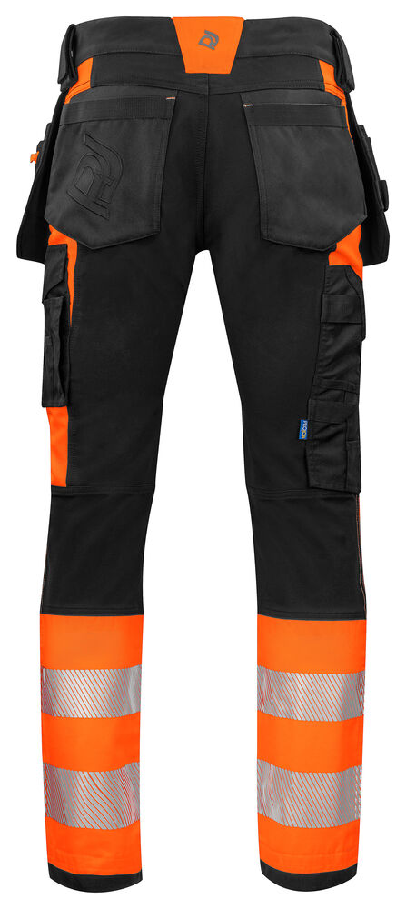 6540 HANTVERKSBYXA STRETCH EN ISO 20471 KLASS 1