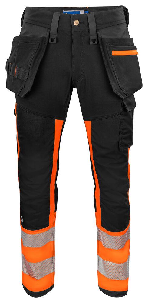 6540 HANTVERKSBYXA STRETCH EN ISO 20471 KLASS 1
