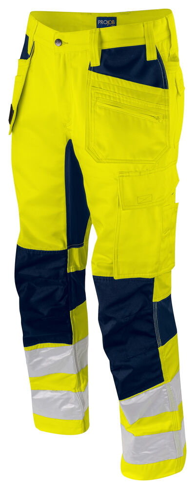 6570 HANTVERKSBYXA STRETCH EN ISO 20471 KLASS 2
