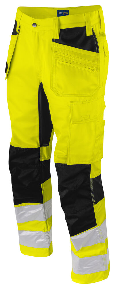 6570 HANTVERKSBYXA STRETCH EN ISO 20471 KLASS 2