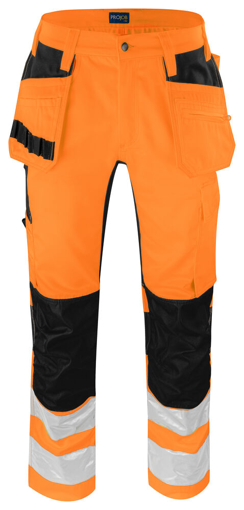 6570 HANTVERKSBYXA STRETCH EN ISO 20471 KLASS 2
