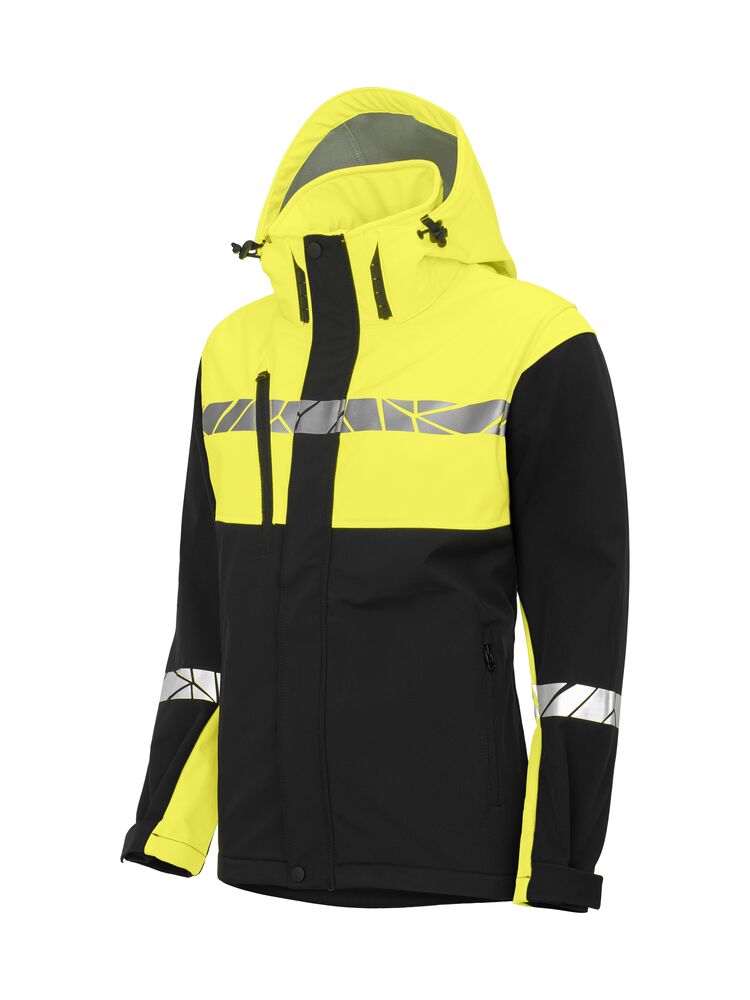 7417 SOFTSHELL JACKET WOMEN 7417 SOFTSHELL JACKET WOMEN 9910-VIZ