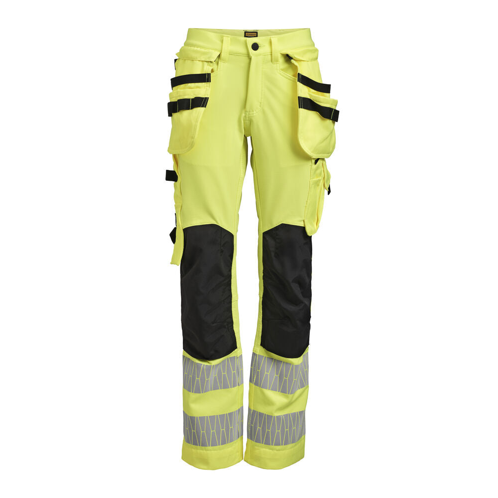 2271 Håndværkerbukser stretch Hi-Vis dame