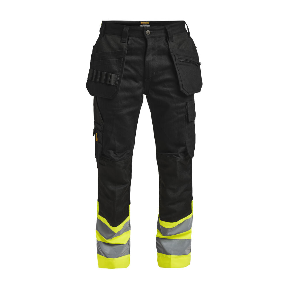 2277 Riipputaskuhousut puuvillaa Hi-vis