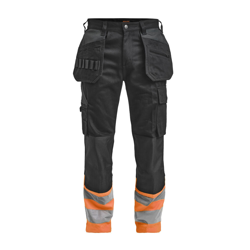 2277 Riipputaskuhousut puuvillaa Hi-vis