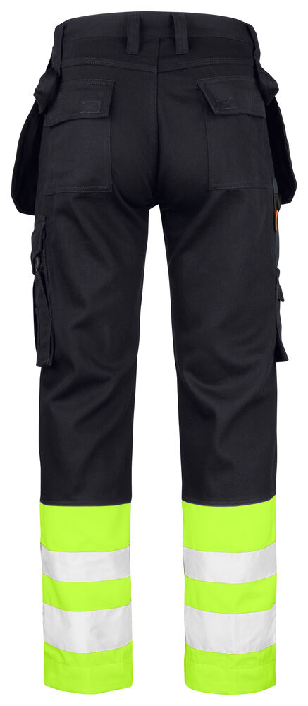 2277 Riipputaskuhousut puuvillaa Hi-vis